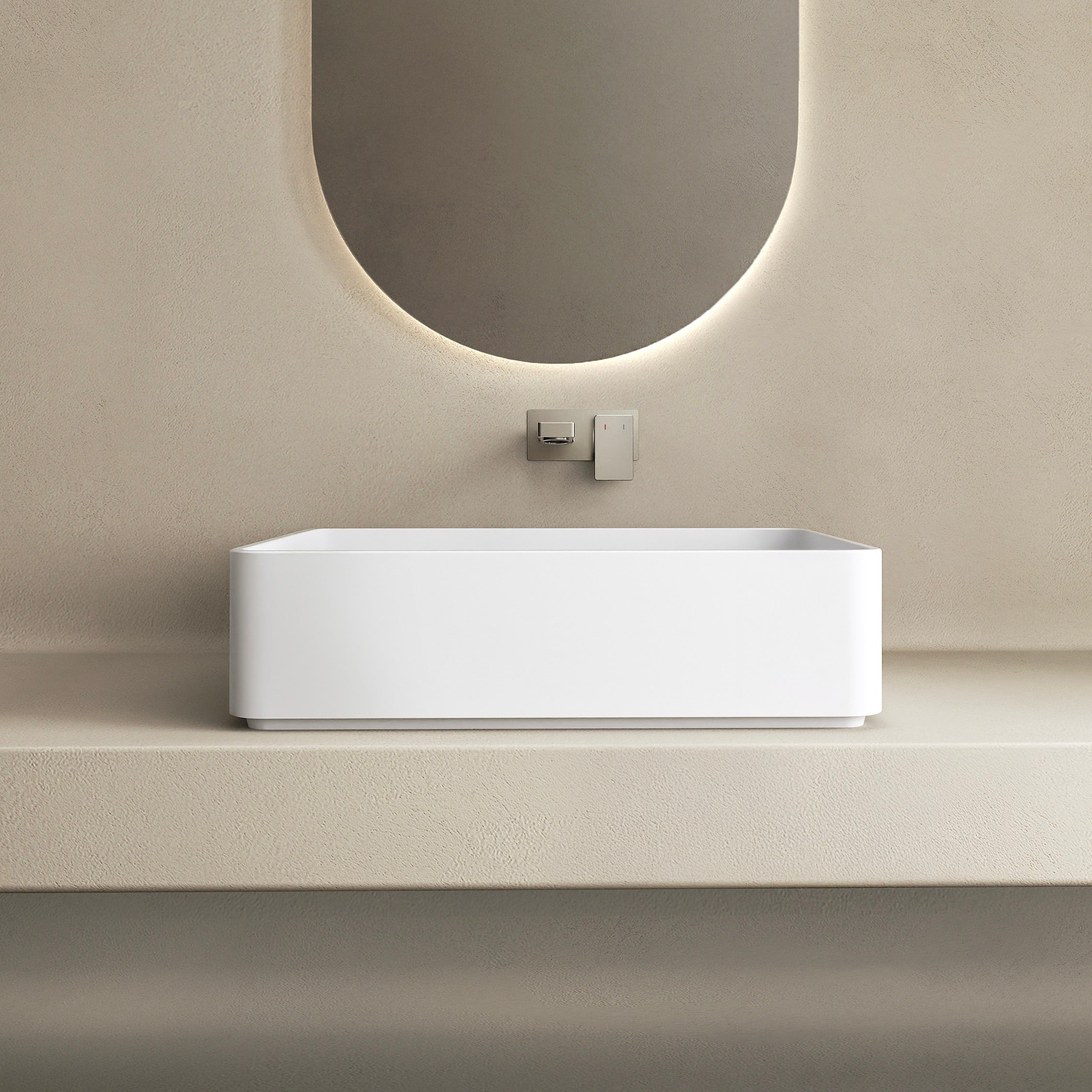 MARMY MARMY NOE 48x36 mosdó, MATT FEHÉR - 30 1007 05 10 11