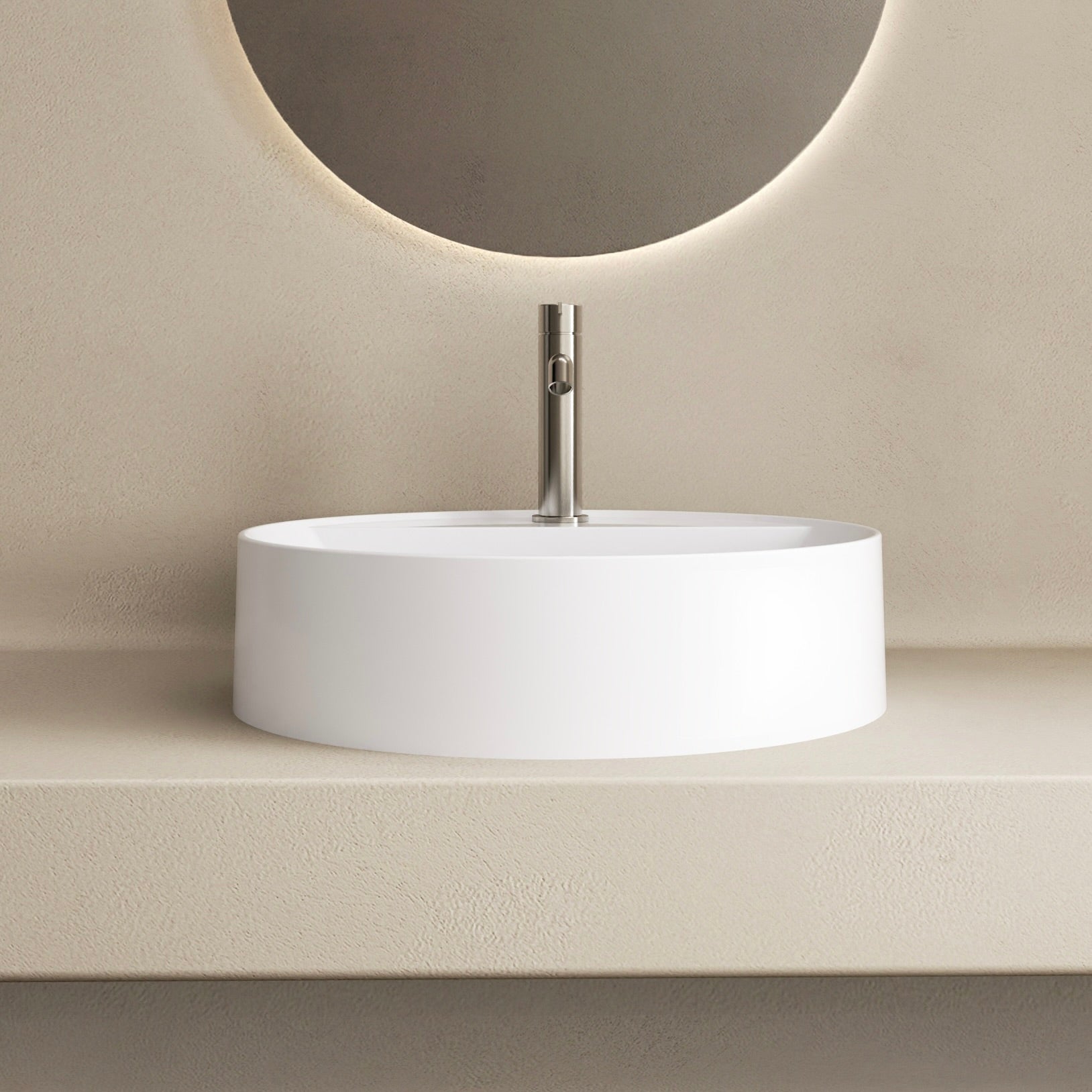 MARMY MARMY CORAL D40x10 mosdó, FÉNYES FEHÉR - 6 301 15 04 11 18