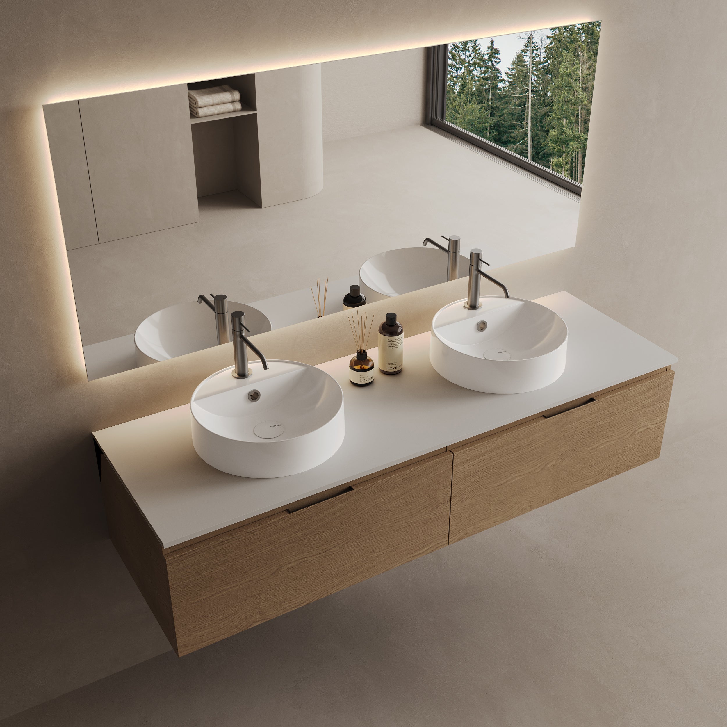 MARMY MARMY CORAL D40x10 mosdó, FÉNYES FEHÉR - 6 301 15 04 11 18