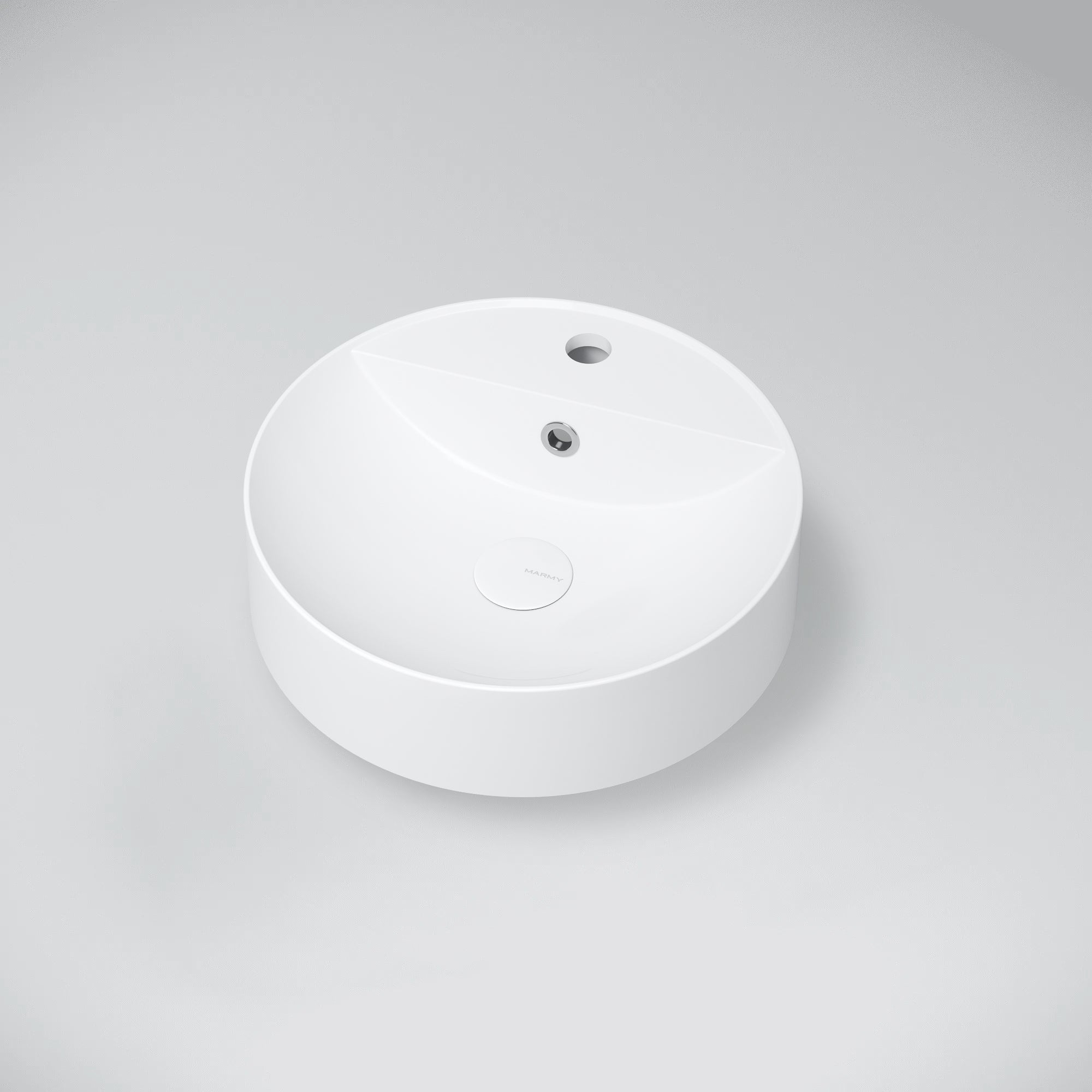 MARMY MARMY CORAL D40x10 mosdó, FÉNYES FEHÉR - 6 301 15 04 11 18