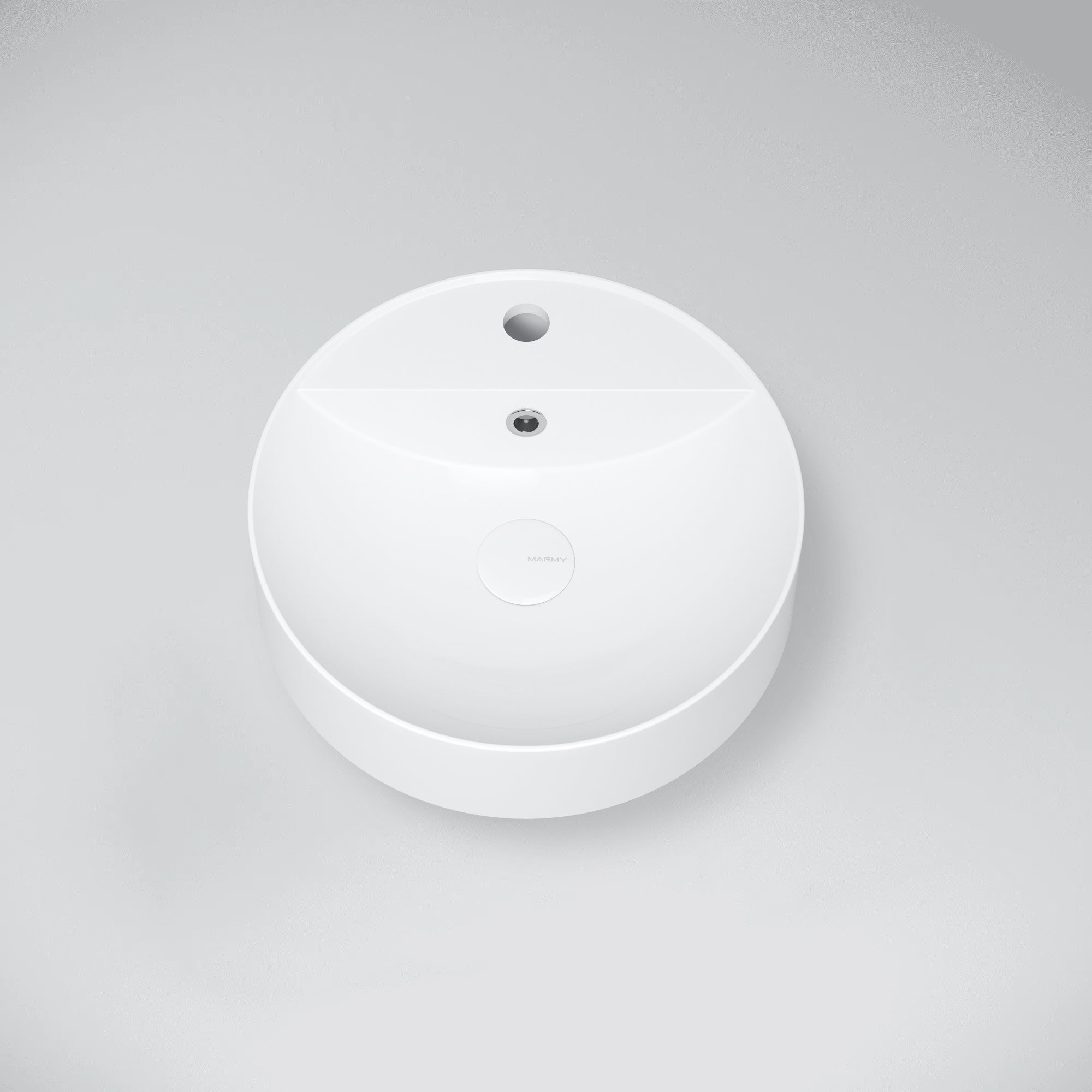 MARMY MARMY CORAL D40x10 mosdó, FÉNYES FEHÉR - 6 301 15 04 11 18