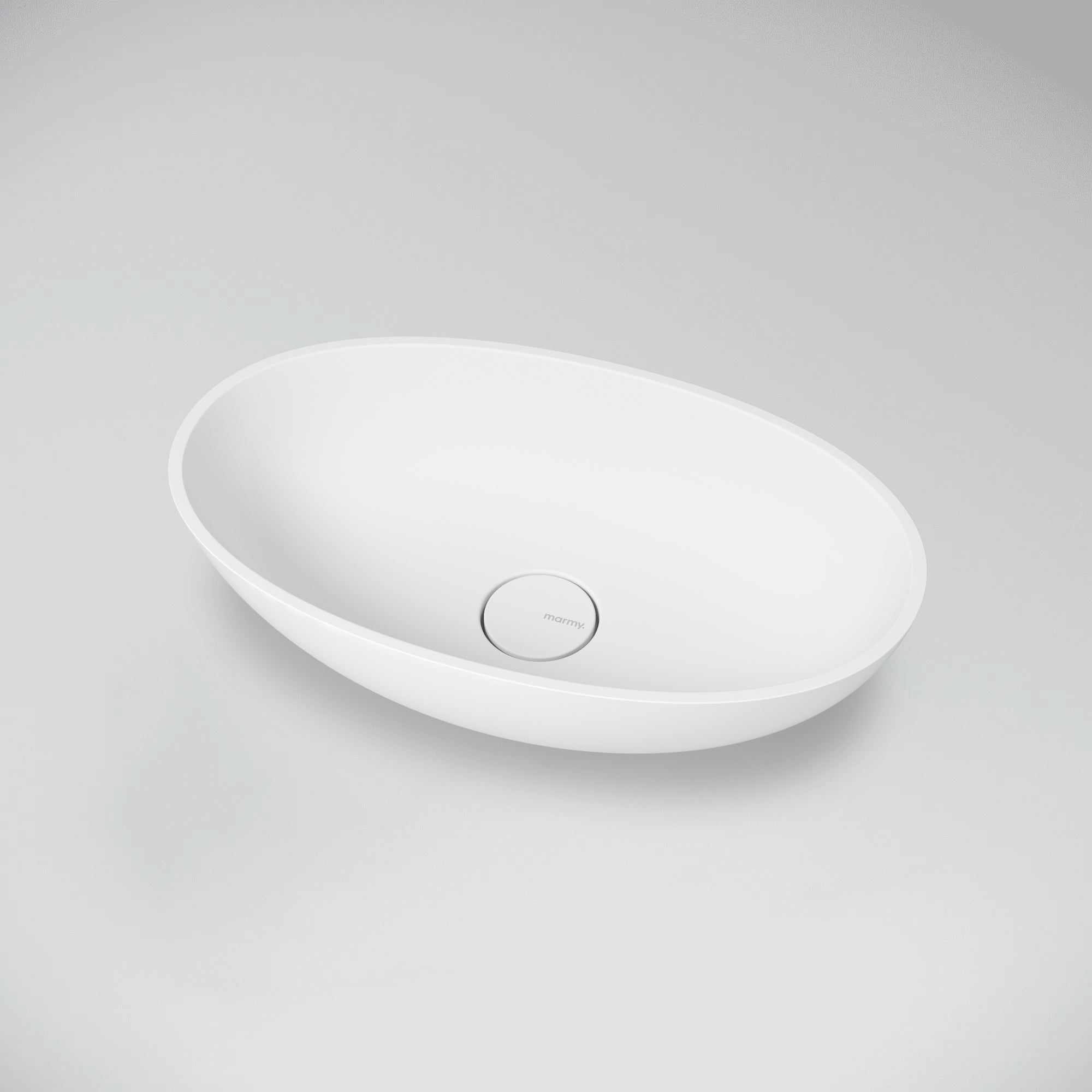 MARMY MARMY ESCADA 60x35 mosdó, FÉNYES FEHÉR - 6 620 08 06 10 18