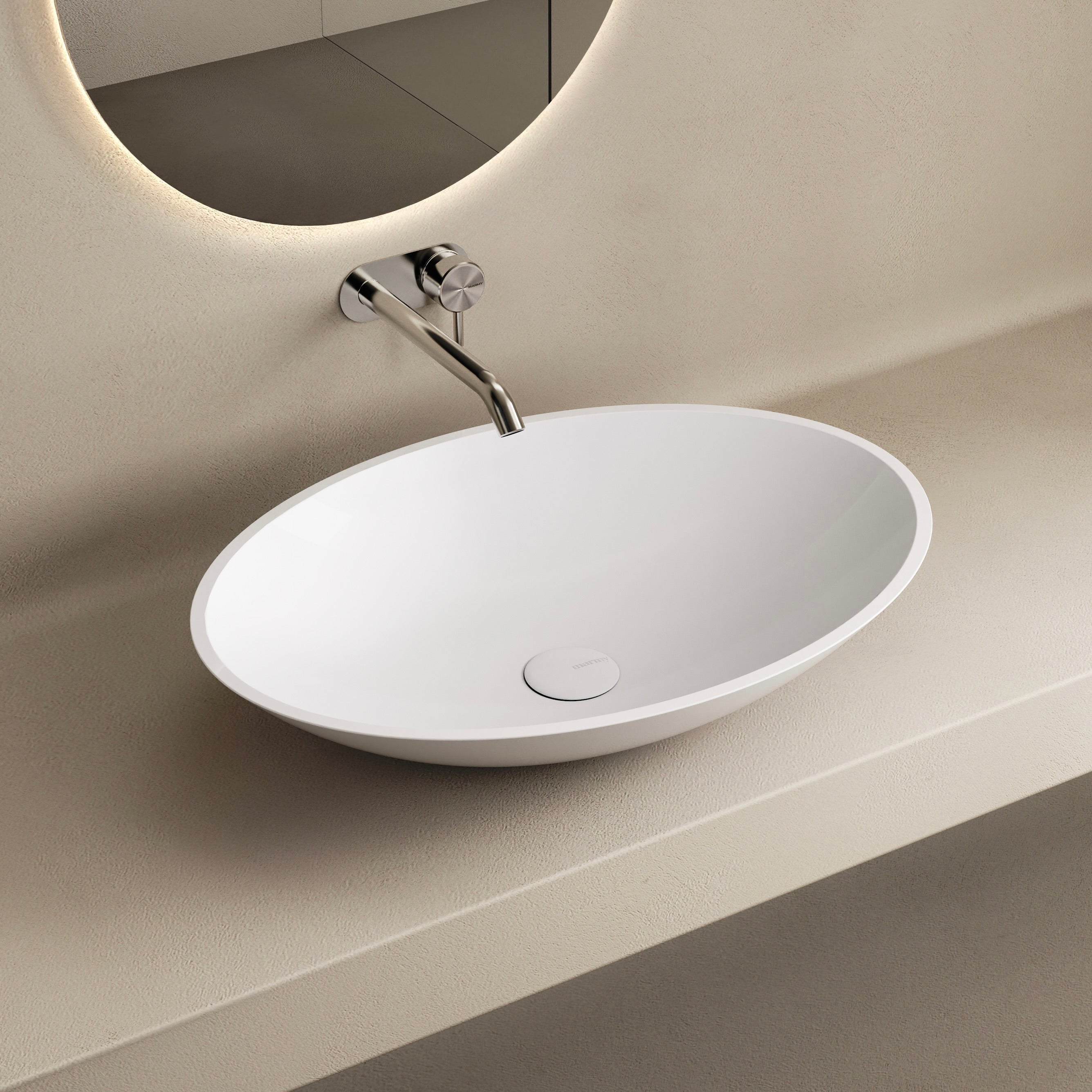 MARMY MARMY DOLCE 58x42 mosdó, FÉNYES FEHÉR - 80 6702 06 10 10