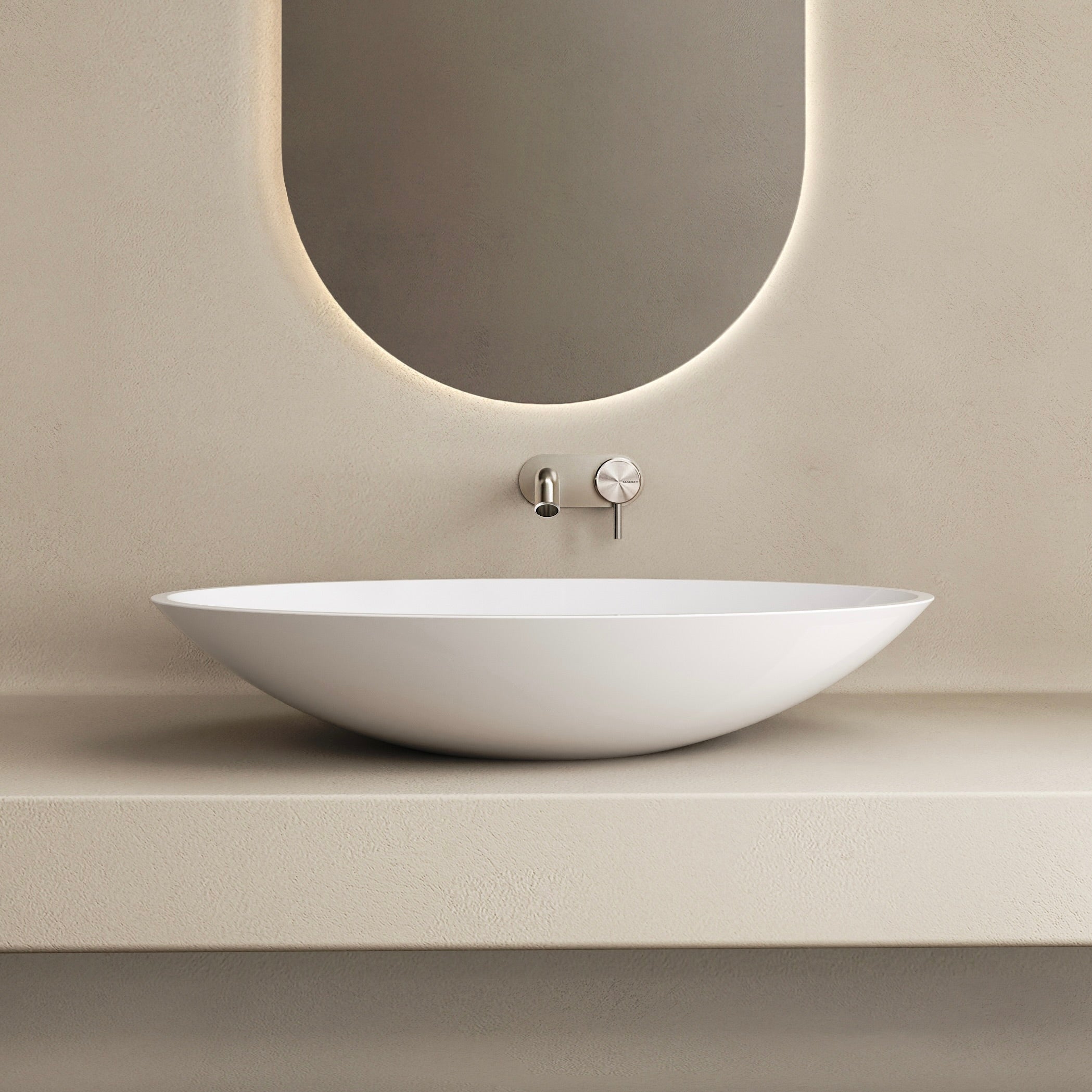 MARMY MARMY DOLCE 58x42 mosdó, FÉNYES FEHÉR - 80 6702 06 10 10