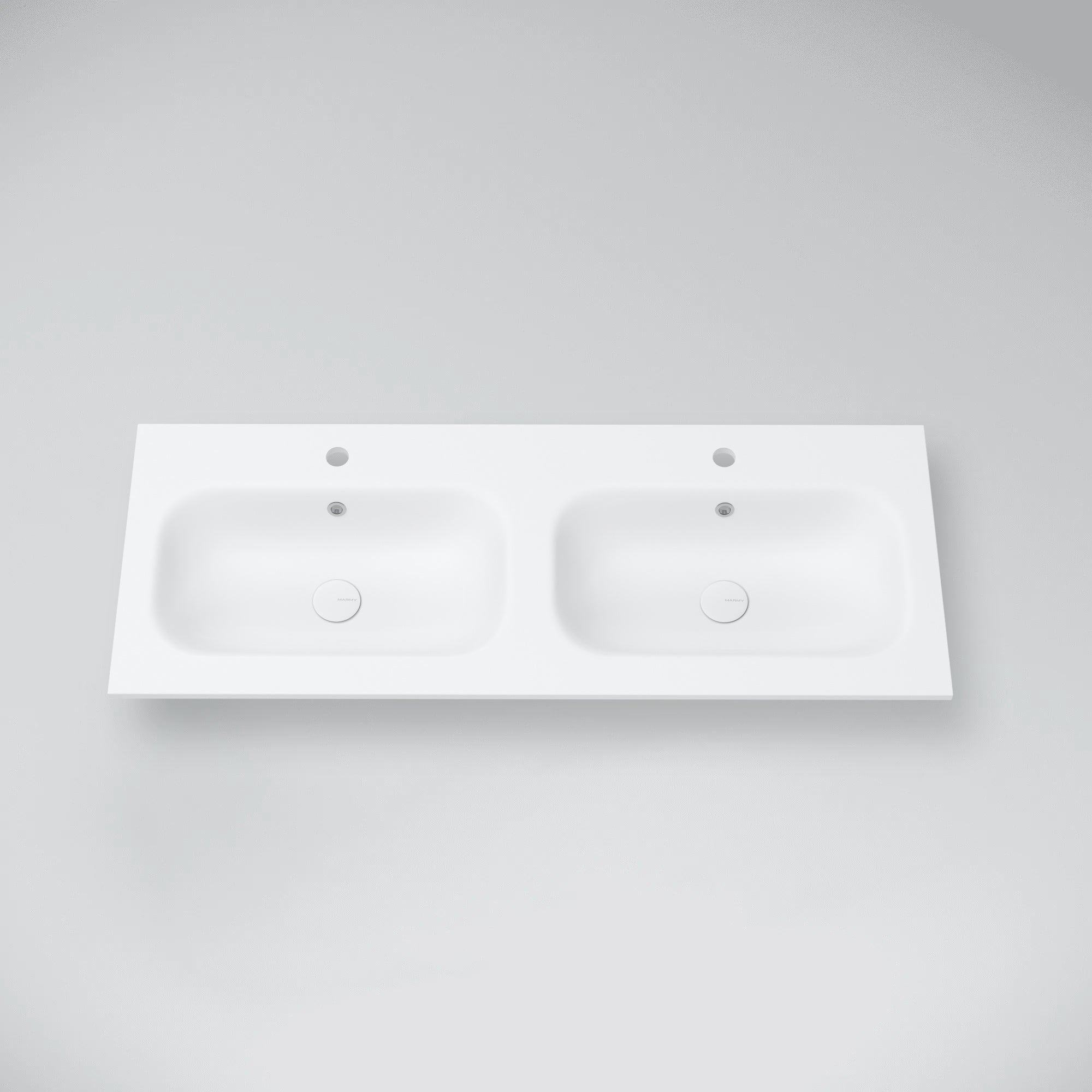 MARMY MARMY ASPEN 120x46 dupla mosdó, FÉNYES FEHÉR - 80 7262 12 42 10