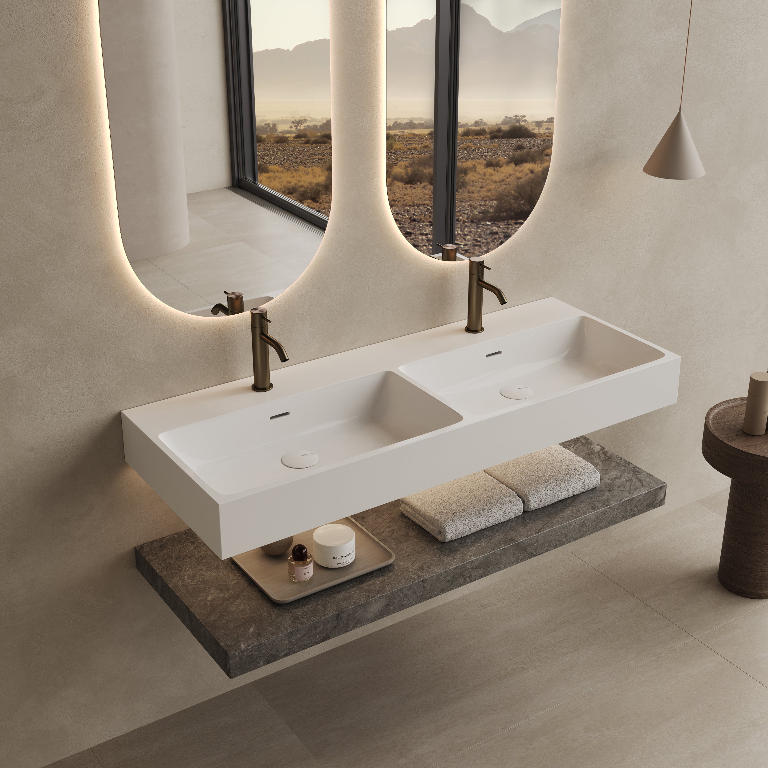 MARMY MARMY BELLAGIO 120x46 dupla mosdó, FÉNYES FEHÉR - 80 7744 12 42 10