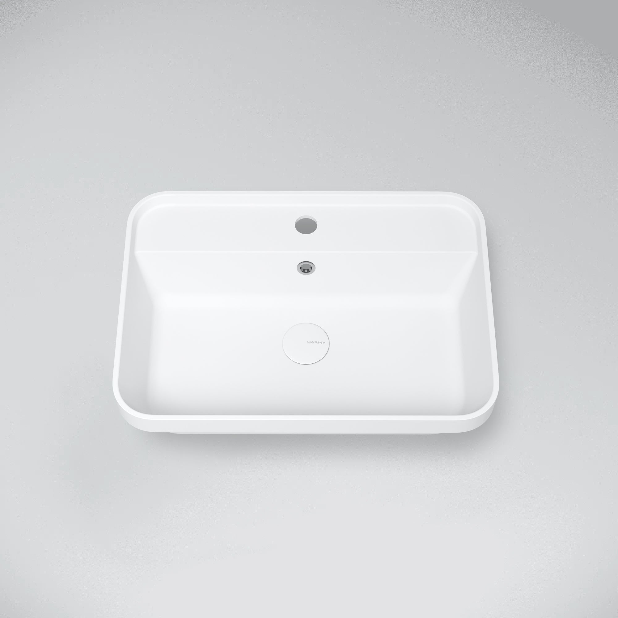 MARMY MARMY LUXE 55x39 mosdó, FÉNYES FEHÉR - 80 7795 06 11 10