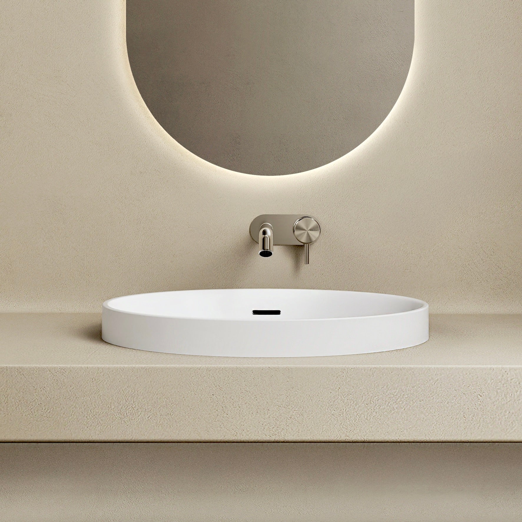 MARMY MARMY AIDA 50x39 mosdó, FÉNYES FEHÉR - 80 8034 05 10 10