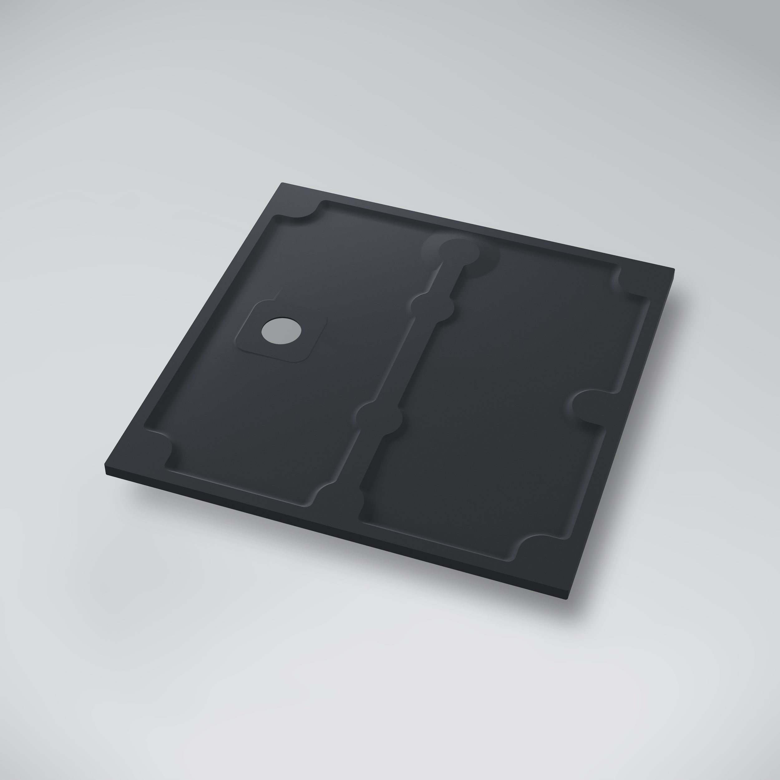 MARMY BASALTO - 100x100 Zuhanytálca - 80 8121 10 10 54