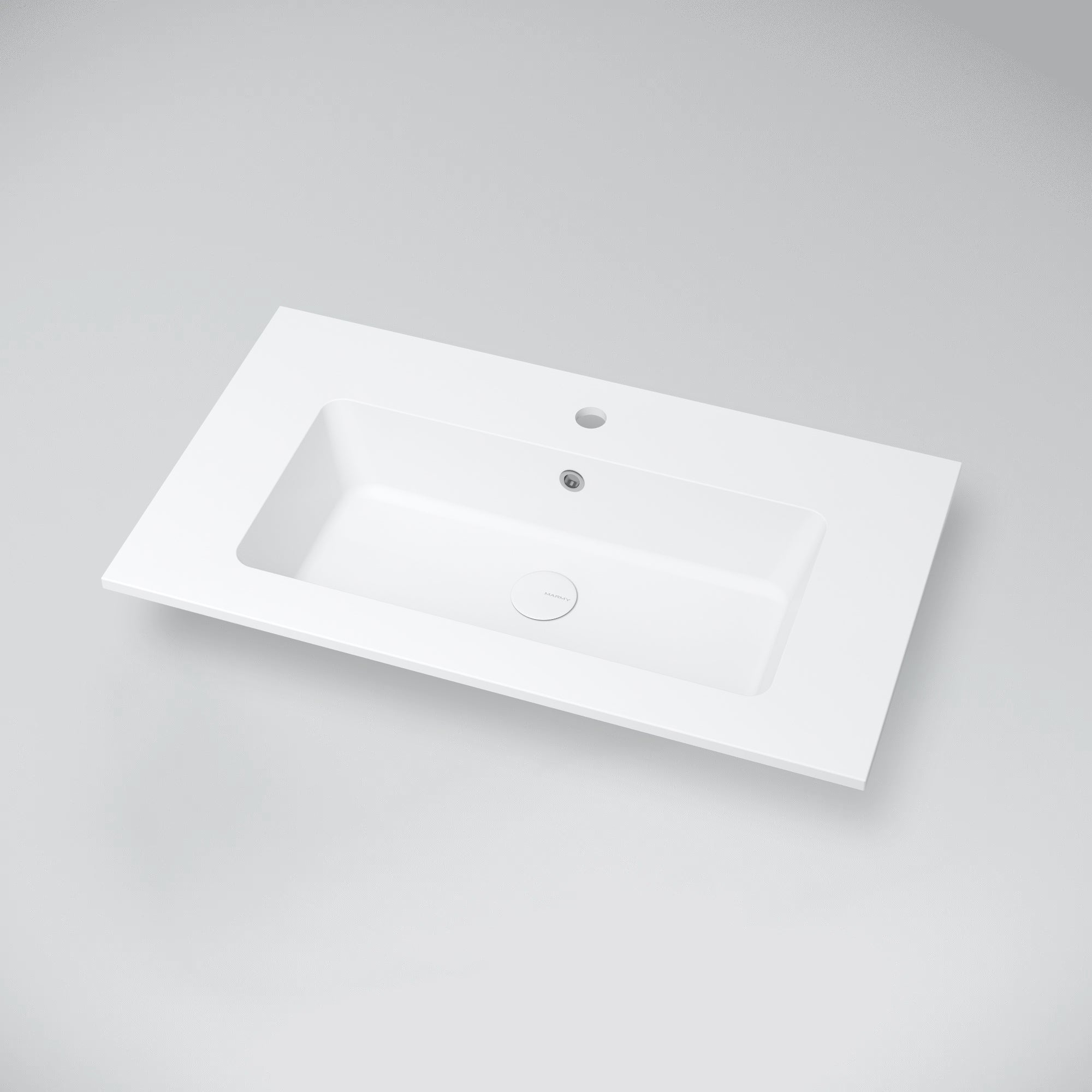 MARMY MARMY BERGAMO SLIM 80x46 mosdó, FÉNYES FEHÉR - 80 8126 08 11 10