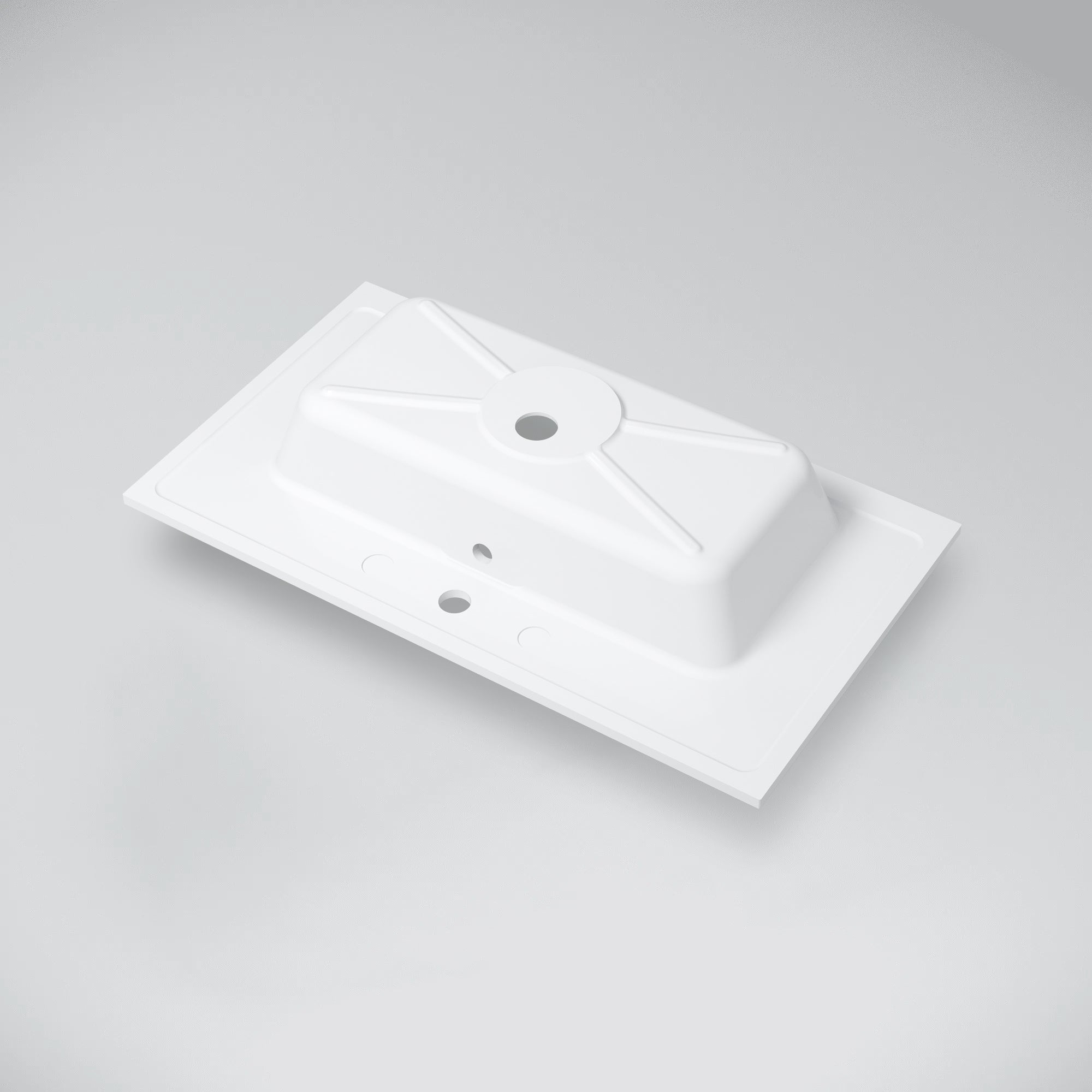 MARMY MARMY BERGAMO SLIM 80x46 mosdó, FÉNYES FEHÉR - 80 8126 08 11 10