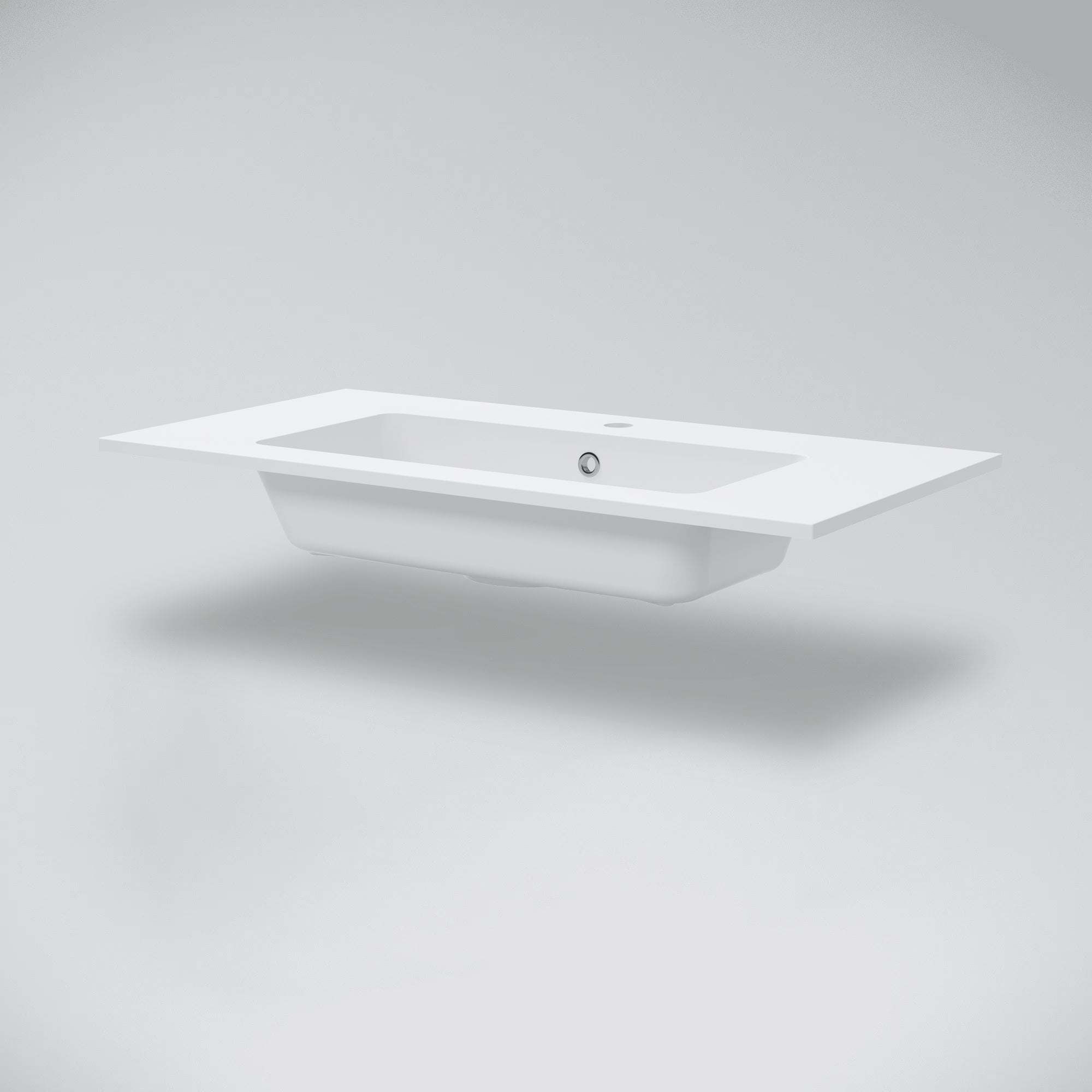 MARMY MARMY BERGAMO SLIM 90x46 mosdó, FÉNYES FEHÉR - 80 8127 09 11 10