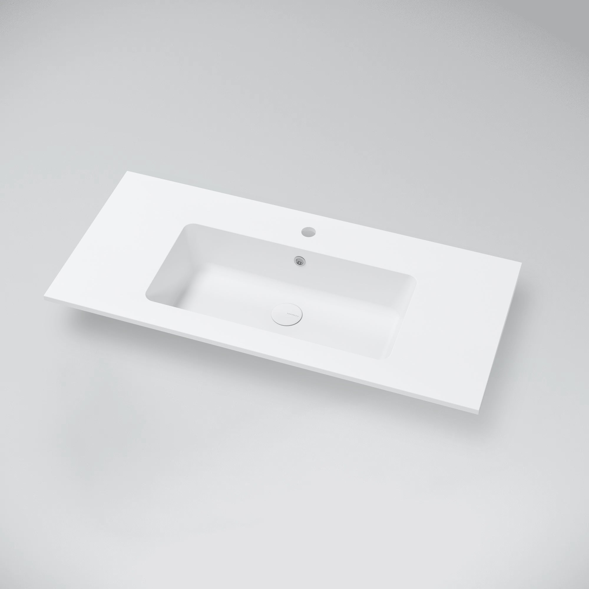 MARMY MARMY BERGAMO SLIM 100x46 mosdó, FÉNYES FEHÉR - 80 8128 10 11 10