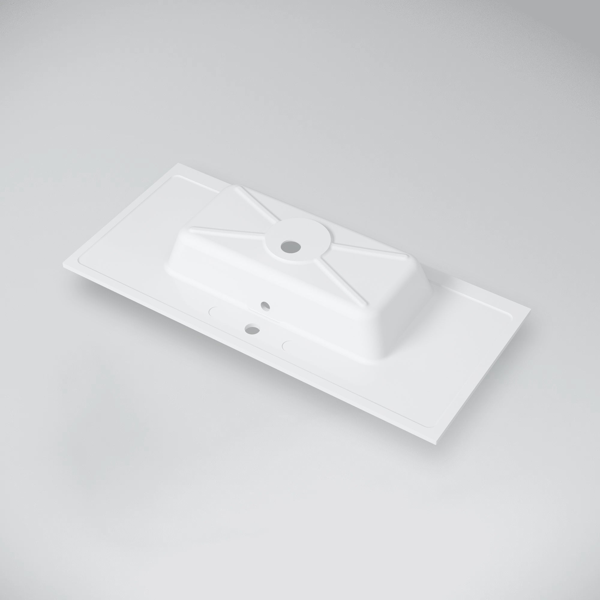 MARMY MARMY BERGAMO SLIM 100x46 mosdó, FÉNYES FEHÉR - 80 8128 10 11 10